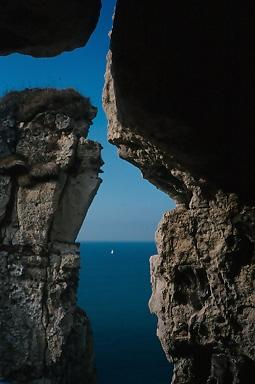 
				Etretat/Normandie 2004 am 19-10-2004 
							